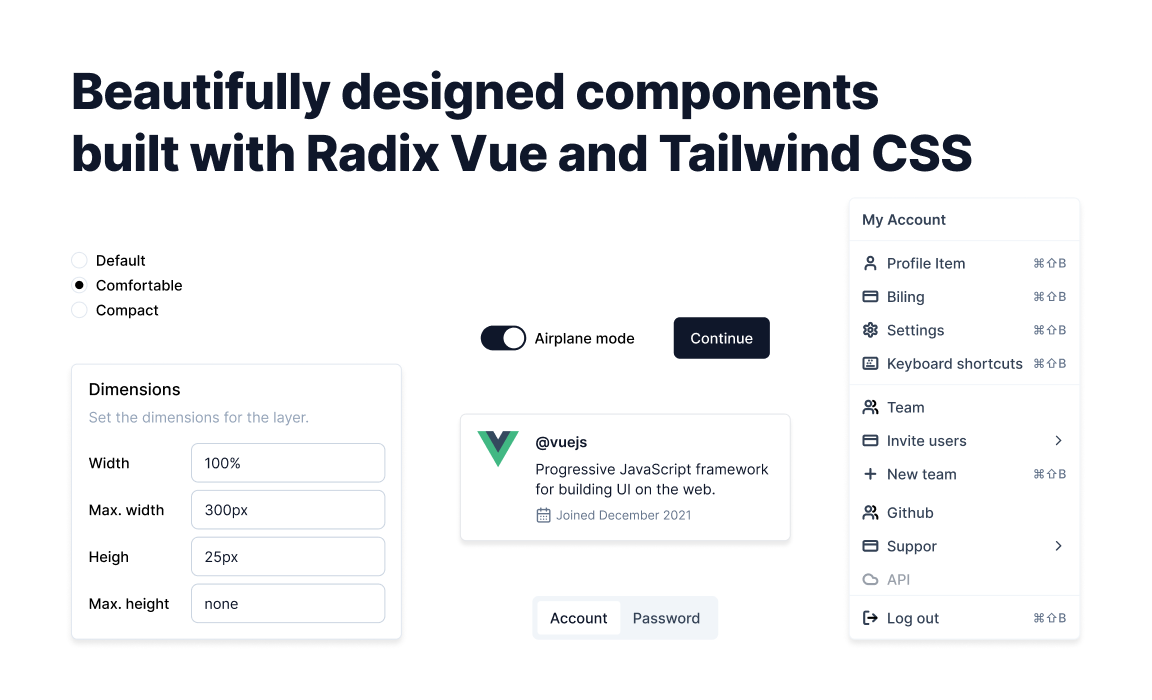 Shadcn vue's opengraph image